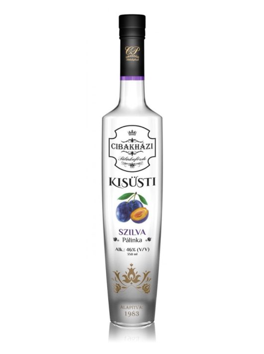 Cibakházi kisüsti szilvapálinka 0,35l 46%
