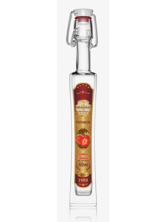 Cibakházi prémium szamócapálinka 0,04l 40%