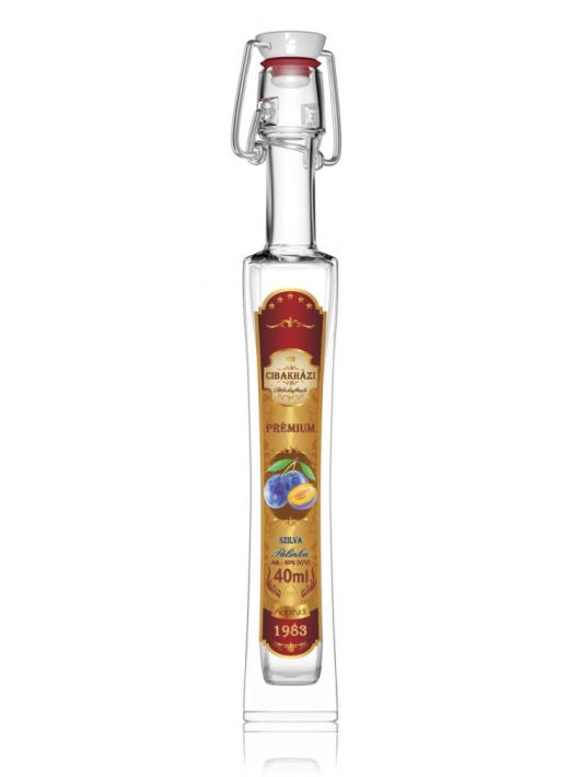 Cibakházi prémium szilvapálinka 0,04l 40%